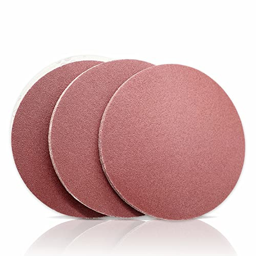 FEIHU 30Stück Schleifpapier klett 225mm. Durchmesser Schleifscheiben 225 mm klett. Körnung P40,80,120,180,240,320. für Trockenbauschleifer，Tellerschleifer