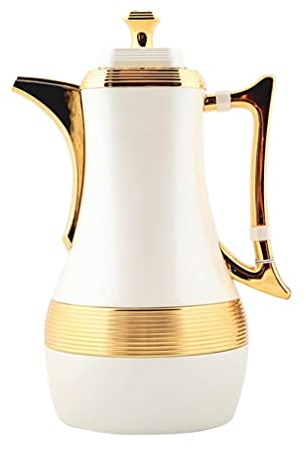 Pichet Isotherme Carafe Isotherme Pichet thermique carafe en acier inoxydable avec couvercle, cafetière thermique à double parafée, cafée thermique isolée sous vide, serveur de carafe for café de thé