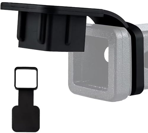 Greluma 2 Zoll(5cm)Anhängerkupplungsabdeckung,Rohrabdeckung,Steckerkappe,Gummi,passend für 2 ZollEmpfänger Klasse 3 4 5 Kompatibel mit Toyota Ford Jeep Chevrolet Nissan Dodge Ram Porsche Mercedes Benz