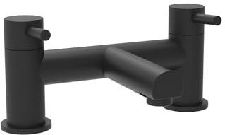 Nes Home Bath Filler Mixer Tap Solid Brass Deck Mounted Matt Black