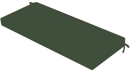 HLXHG 3cm Dicke Sitzauflage Sitzkissen Bank, Bankauflage Outdoor Wasserdicht, rutschfeste Bankkissen Sitzpolster Waschbare, Gartenbank Auflage Stuhlkissen Bankpolster Für Fensterbank,Grün,140x50x3cm
