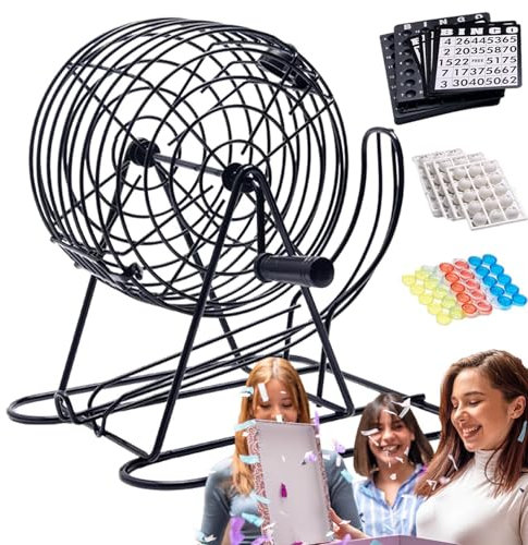 Jumbo-Bingo-Käfig, Bingo-Maschinenkäfig, Deluxe Manueller