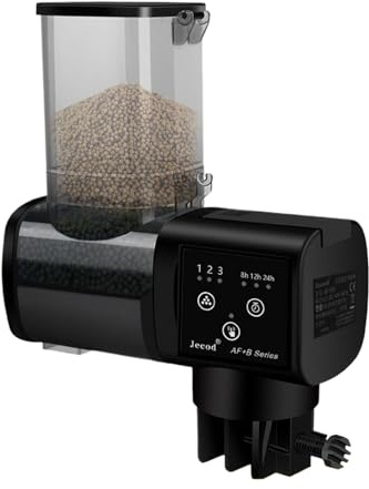 Dispensador De Alimento para Peces,Dispensador Automático para Tortugas 500ml | Dispensador De Comida con Gran Capacidad para Viajes, Fines De Semana Y Aficionados Principiantes