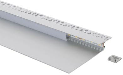 LEDKIA Perfil Aluminio Integración en Escayola/Pladur para Tiras LED hasta