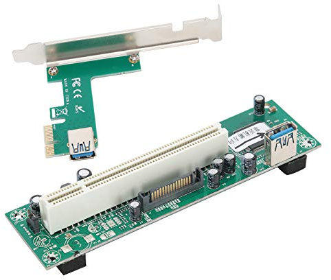 RASTKY Adaptador de Tarjeta de Red PCI Express Tarjeta Puente Versátil ASM1083 para una Conexión Optimizada - Adecuado para 7, 1 Juego