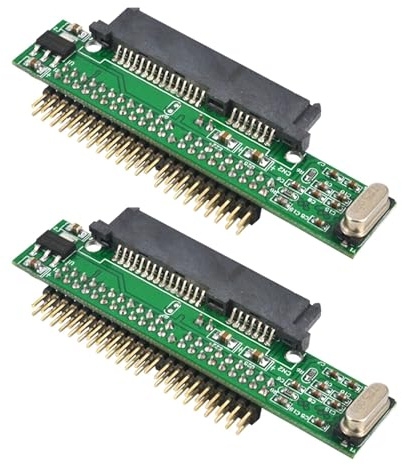 Akfldms 2X Adaptador Una IDE 2,5 Hembra Una 2,5 Pulgadas IDE Macho Puerto de 40 Pines 1,5 GBS Compatible con 133 HDD CD DVD Serial Converter