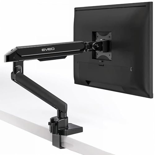 Hochwertige Monitorhalterung/Schreibtischarm – Monitorarme für Dual-Bildschirme mit voller Bewegung, Federbewegung – passend für 17 bis 32 Zoll VESA-kompatible Bildschirme