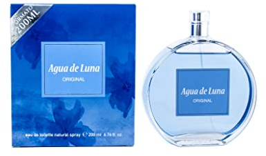 AGUA DE LUNA - Original 200 ml, Colonia Mujer, Perfume en Formato Spray, Eau de Toilette Natural y Femenina, Aroma Floral, Fragancia Fresca y de Larga Duración
