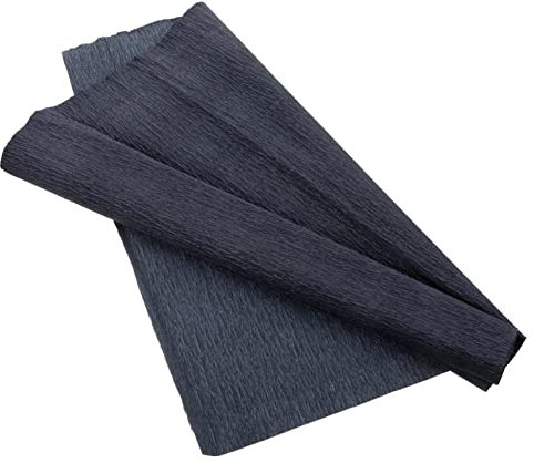 Amosfun Schwarze Krepppapierrolle Für Blumenarrangements Bastelmaterial Für Papierblumen Partydekoration Und Heimdekoration