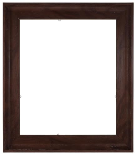 Kichvoe Schweberahmen Holzrahmen Bild Kunstwerk Schweberahmen Ölgemälde Ausstellungsrahmen Wandbehang Posterrahmen Für Fotos Bilder Karten 20 X 30 Cm