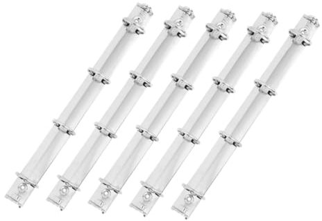 CANIGHT Metal Binder 4-Hole Spine Binding Clips A4 Loose Leaf Notebook Binder School Supplies