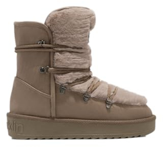 D.Franklin Botas de Mujer Estilo Australianas Corte Medio Forro Pelo Nordic Trk - Botas para Mujer - Moda casual - Talla (38) - Modelo nordic-trk