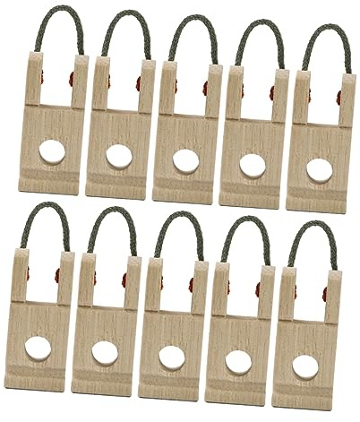 Piano 10 Line Butt Bracket Pedestal Shaft Middle Flange Pcs | Beige Rope and Wood Build, Replacement Part, Easy to Install, for Music Lovers