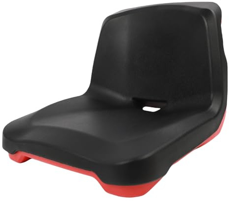 Jiawu Asiento de Montacargas Universal, Asiento del Tractor de PVC con Orificios de Drenaje, Asiento de Cortacésped del Césped de Relleno de Espuma para la Carretilla Elevadora