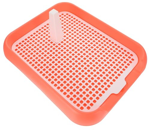 Hemobllo Inodoro De Malla para Perros Almohadilla Absorbente, Baño Interior Lavable De PP Resistente, Tamaño Pequeño para Cachorros y Perros Medianos, Adecuado para Entrenamiento En Casa