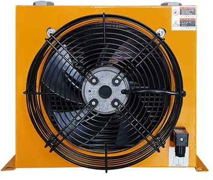 AH1417T-CA Enfriador de aceite hidráulico de flujo de 150L/min, estación hidráulica, intercambiador de calor, ventilador, radiador(24V)