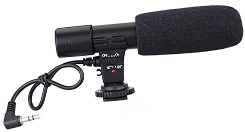 Micrófono estéreo para Nikon D7000 D300s D5100 D5300 D3300 D3200
