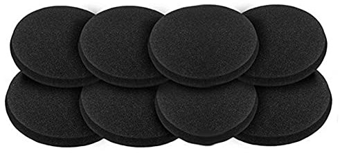ZYWUOY 8 x Filter für Komposteimer, runder Komposteimer, Küche, Kohlefilter, Baumwolle, Hofabfalleimer, Kohlefilter für Lebensmittelabfälle, Behälter und Mülleimer, rund