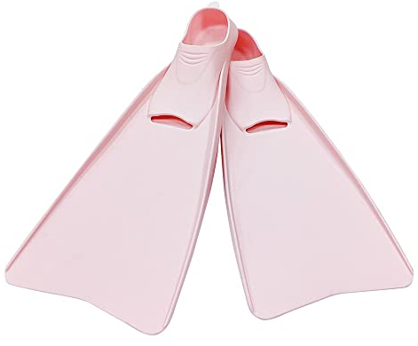 ENEN Pinne Corte da Nuoto e Snorkeling, Pinne Nuoto Piscina Pinne da Snorkeling per Adulti per Apnea Immersioni e Snorkeling (S (36-37metri),Rosa)