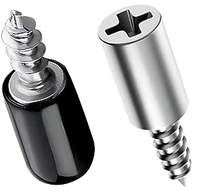 Qrity 12 Stück Regalbodenträger, Regalstifte mit Schwarz Anti Rutsch Abdeckung, Selbstschneidende Fachbodenträger für Möbel Schränke