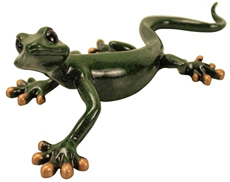 OF Salamander zum Aufhängen - Garten Deko Gartenfiguren für außen, Eidechse, Gecko - 33 bis 97 cm groß (97 cm lang)