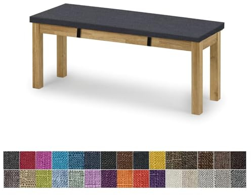 yaoumeo Bankauflage Sitzkissen,Bankkissen,180x30x5cm Gartenbank Auflage,Waschbar-Abnehmbarem,Mehrere Farbgrößen Verfügbar(Warmes Grau)