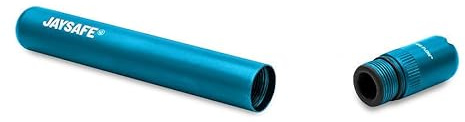 FIRE-FLOW™ JAYSAFE® - Premium Joint Holder Case in Blue für alle Filtergrößen, Aktivkohlefilter, Aluminium Hülle, Metall Tube, Geruchsdicht, Wasserdicht (Blue)