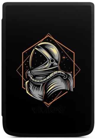 DeinDesign Coque pour liseuse Compatible avec Vivlio Touch HD Plus Etui pour liseuse Protection pour liseuse Cosmos Astronaute Abstrait