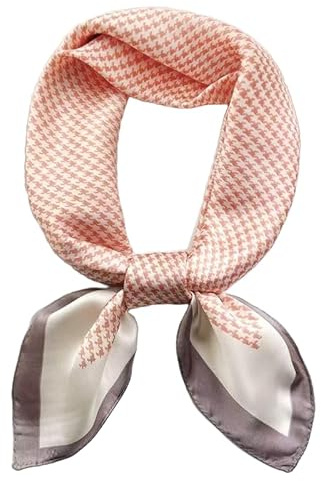 GIMIRO Damen Quadratisches Tuch Polyester-Seidenlook 70 x 70 cm