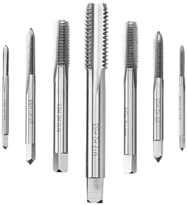 10 Stück M3-M20 Gewindebohrer-Bohrer M2 Maschinengewindebohrer H2 (M3 M4 M5 M6 M8 M10 M12 M14 M16 M18 M20)(Size:M12x1.5)