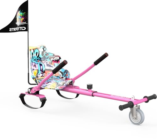 Hoverboards Go Kart, Hoverboards mit Sitzaufsatz Hoverkart,- Verstellbarer Hoverkart-Sitz für elektrische selbstbalancierende Scooter - Passend für alle Hoverboard-Größen - 6,5, 8 und 10