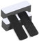 Vel-cro Adesivo Forte 3x10cm, 20Pcs Vel-cro Adesivo Forte per Tessuto, Adesivi Biadesivo Extra Forte, Rettangolo Stretch Adesivo, Nastro Vel-cro Adesivo Forte per Casa, Ufficio, Garage (20pcs)