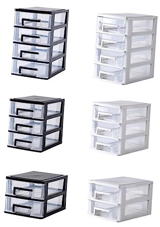 CAXUSD Elegante Caja De Almacenamiento Con Cajones Organizador De Escritorio Multifuncional Organizador De Escritorio De Oficina