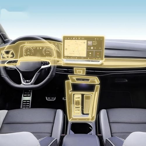LYBQFZ PPF-Lackschutzfolie, für Autos, transparent/matte TPU-Folie, für Volkswagen Golf/GTI 2021–2024