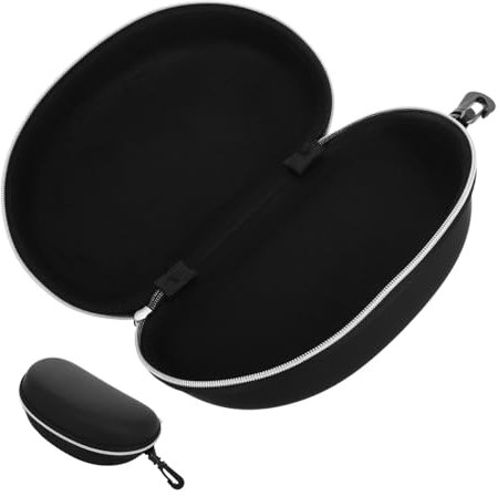 Happyyami Hartschalen-brillenetui Mit Reißverschluss Schutzetui Für Sonnenbrillen Und Skibrillen Tragbares Aufbewahrungsetui Aus Strapazierfähigem Pu Für Outdoor-sport Und Alltag