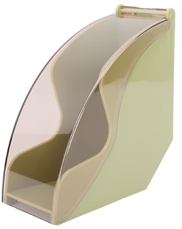Contexte de Filtre à café, Boîte de Filtre à café Forme du Ventilateur avec Couvercle, Porte-Papier Acrylique Compact Papier de café Papier Papier Contauteur de café Dispensateur