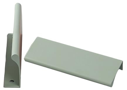 JMCXSM592 2 pezzi Tiretti Armadio Nascosto maniglie per ante Invisibile Pomello Armadietti Colorato,Manopole porta d'ingresso Cassetto Maniglione Tavolino Pomolo Mobile (200mm,Verde)
