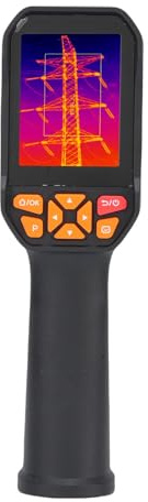 Annadue Appareil Photo Infrarouge Thermique Caméra D'imagerie Thermique, -20 ° C à 550 ° C 8 Go de Rangement 25Hz Cate D'images avec Amélioration de L'image TisoView pour L'inspection