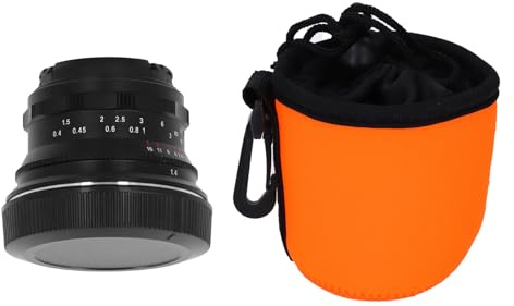 35mm Festbrennweite Objektiv F1.4, Vollformat manuell für RF Mount Kameras, kompatibel mit EOSR, R5, R6 - großes Blendenöffnungsdesign, hochwertige optische Vergütung, ideal für (Schwarz)
