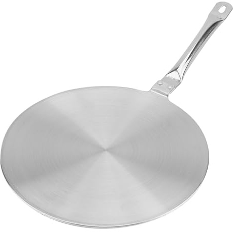 RASTKY Plaque Diffuseur de Chaleur en Acier Inoxydable Durable, pour Cuisinière à Gaz, Facile et Sûre à Utiliser, Adaptée à la Cuisinière à Induction (20cm)