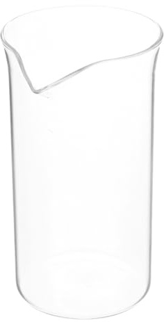 VANZACK Tasse en Verre de Rechange pour Cafetière à Piston 350 Ml Compatible Cafetière 6 Tasses Résistant à la Chaleur pour Infusion Café et Thé Gobelet à Extraction D’Espresso Usage