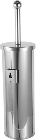 FIXOSHEE Brosse WC INOX Murale avec Support Manche Long pour Nettoyage Profond des Toilettes Outil Compact pour Salle de Bain