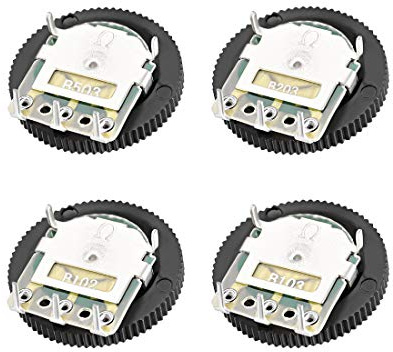 sourcing map Wählrad Potentiometer für Audio Stereo Lautstärke Schalter(1K,10K,20K,50K Ohm Jede 5stk.)