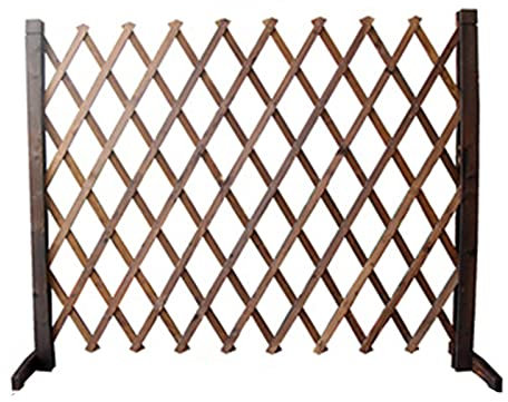 ZXFF Lengthen Lattice Fence Garden Fence, Thicken Outdoor Free-standing Wooden Fence, Privacy Fence Screen/garden Fence/pet Fence (Size : H122cm)