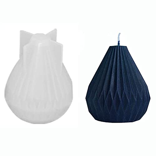 Kerzenformen zum Gießen, Duftkerze Kerzengießform, Silikonform Kerzen, DIY Handgemacht Kerzenform, 3D Candle Mould, für Partys, Kirche, Geschenk