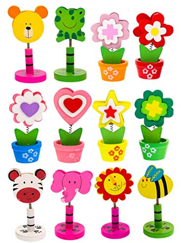 NUOBESTY Stabiler Visitenkartenhalter Foto-befestigungsclip Blumentopf-fotohalter Kreatives Clip-Design Zufälliger Stil