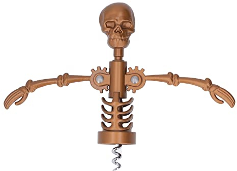 Firlar Apribottiglie Testa di Teschio Cavatappi in Metallo Apribottiglie Apribottiglie Birra Apribottiglie Vino Apribottiglie Multifunzionale per Compleanni Cerimonie di Laurea Regalo Cucina