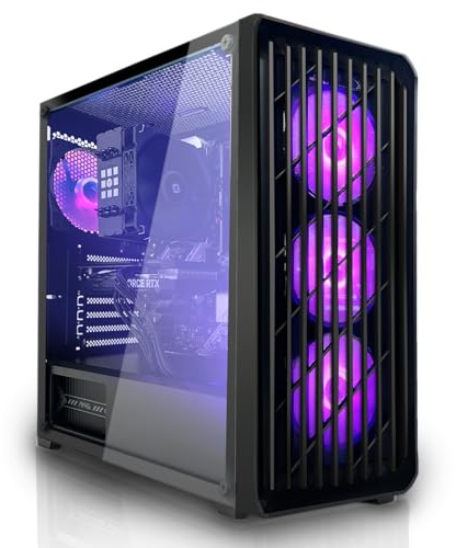 SYSTEMTREFF Gaming PC AMD Ryzen 7 5700X 8x4.6GHz | AMD Radeon RX 7600 8GB DX12 | 1TB M.2 NVMe | 16GB DDR4 RAM | Windows 11 | WLAN Desktop Computer Rechner für Gamer, Zocker & Streamer
