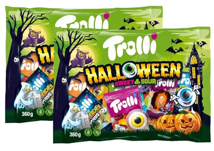 Trolli Halloween Sweet & Sour Großpackung 2er Pack 2x360g