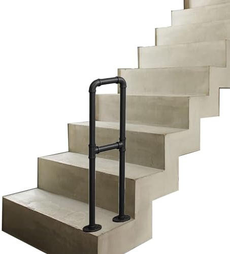 AkosOL Railings Stair Railing Handrails, Terrace Decking Balustrade for Indoor Outdoor, Non-Slip Safety Support Poles for Garden Loft Corridor Villa Hotel/Color/75Cm), 95Cm(37.4In)